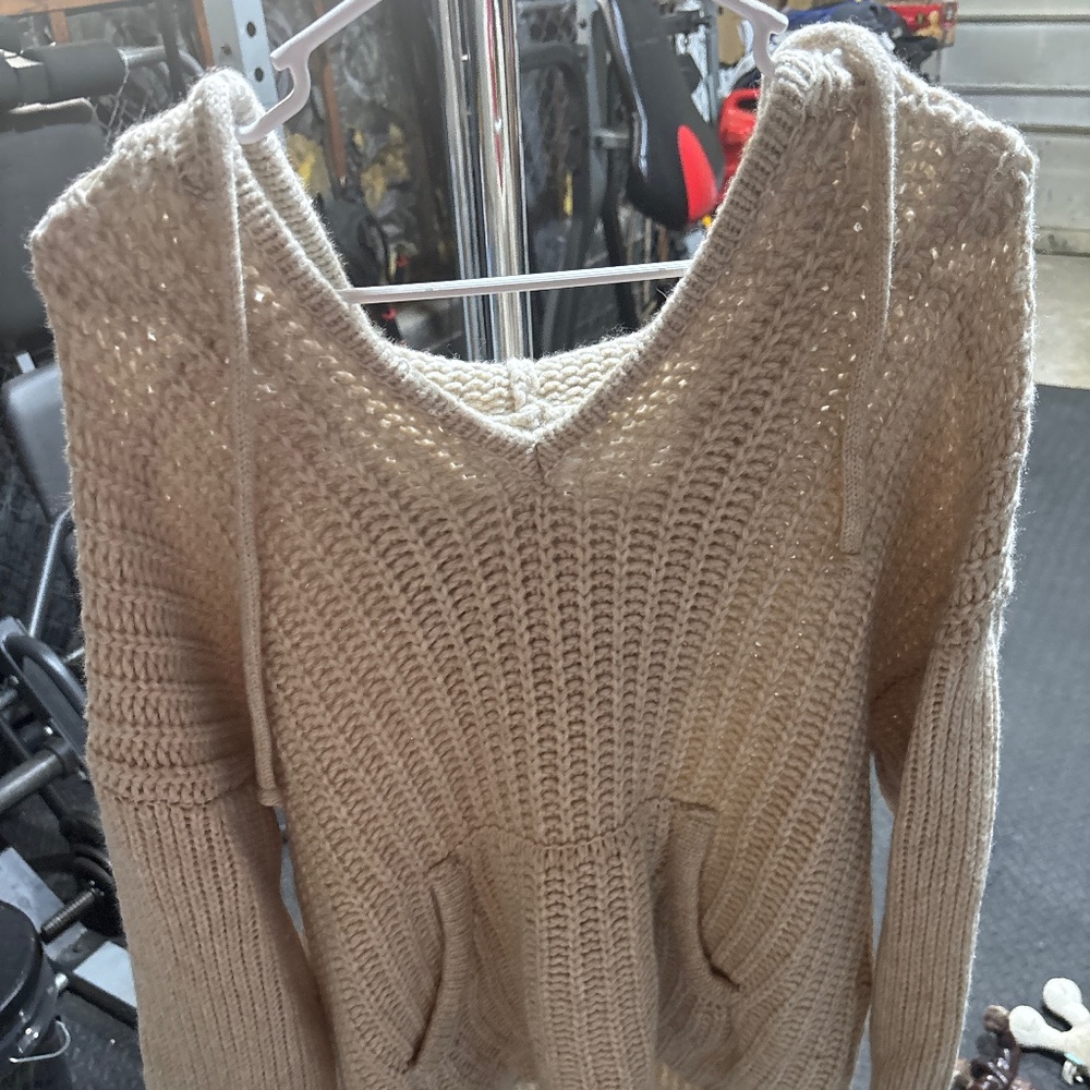 Crochet oversized hoodie